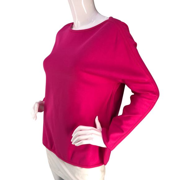 Ann Mashburn Womens Size XS Tunic Top Reversible Double Knit Pink Orange - Picture 5 of 16